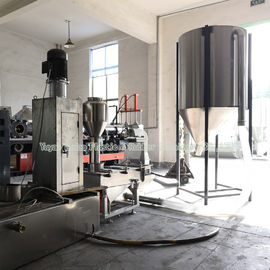 Wässern Sie Ring-heißer Schnitt-Plastikwiederverwertungsmaschine für HDPE-LDPE-Material 250 - 500kg/H