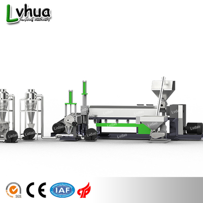 Treiben Sie singleg Schraubenzieher und pellletizing Linie LDP 200-250kg/h PVC-30-15kw an