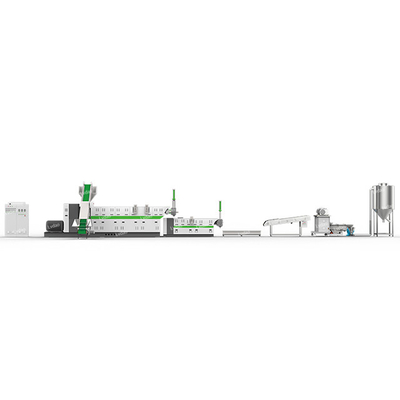 Zweistufige Plastikwiederverwertungsmaschine ISO 130mm DES CER-300kg/H