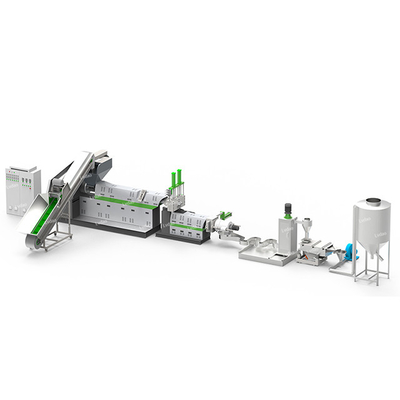 200kg/H 7r/Min Capacity Plastic Recycling Machine mit zweistufigem