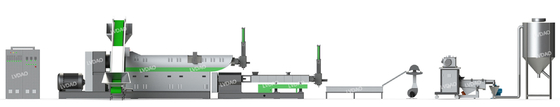 Plastikwiederverwertungsspezial-schrauben-Struktur der ausrüstungs-LD-SZ-55 mit hohem Ausschuss